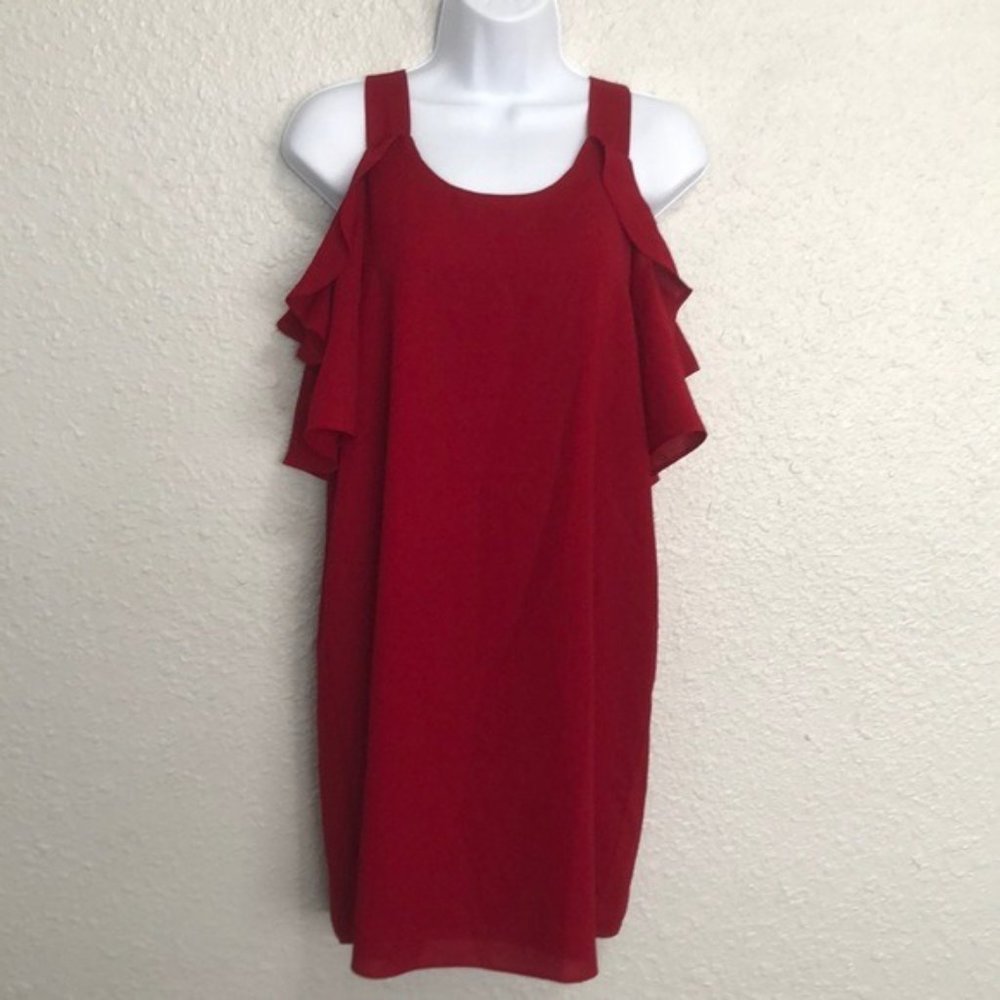 Aqua  Women’s Cold Shoulder Dress Size S